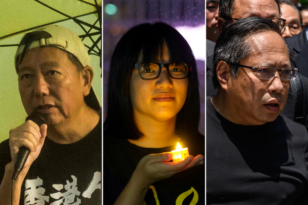 香港天安门事件守夜活动组织者被判入狱
